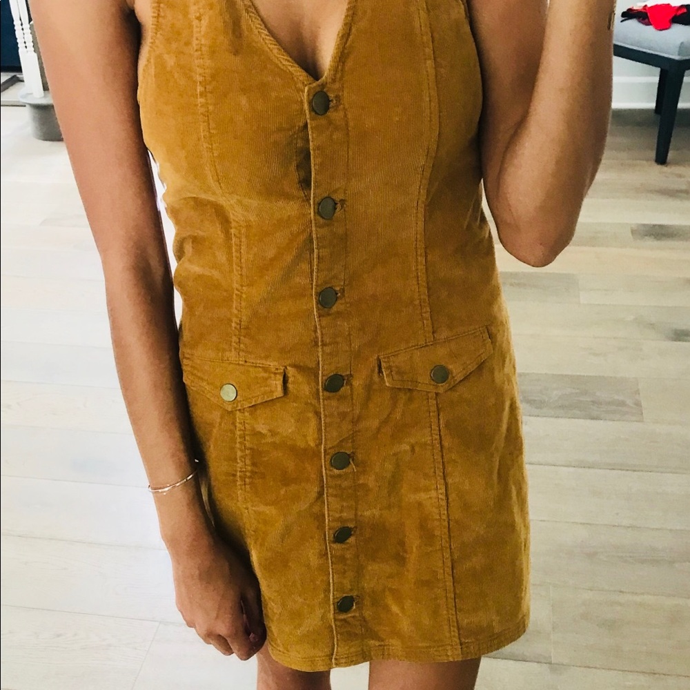 Corduroy ran dress